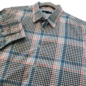 Banana Republic Men's Button-up Plaid Shirt‎ Size Large